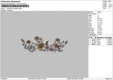 Flowers 2011 Embroidery File 6 sizes