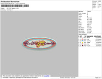 Britney Spears Embroidery File 4 size