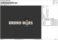 Brunotext V2 Embroidery File 6 sizes