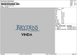 Vindatext Embroidery File 6 sizes