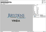Vindatext Embroidery File 6 sizes