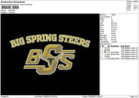 Bsstext 01 Embroidery File 6 sizes