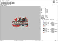 Btownrestores Embroidery File 6 sizes