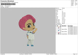 BTS 004 Embroidery File 4 size