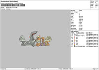 Bugslola 2305 Embroidery File 6 sizes