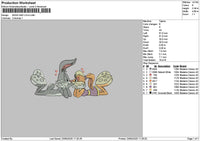 Bugslola 2305 Embroidery File 6 sizes
