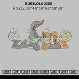 Bugslola 2305 Embroidery File 6 sizes