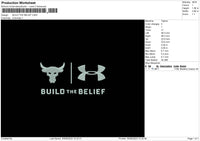 The Belief Embroidery File 6 sizes