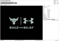 The Belief Embroidery File 6 sizes