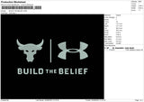 The Belief Embroidery File 6 sizes