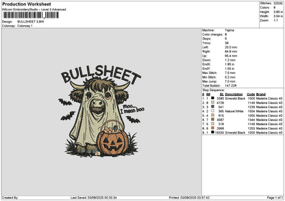 Ghost 0308 Embroidery File 6 sizes