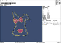 Bunny App 2103 Embroidery File 6 sizes