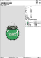 Buzztext Embroidery File 6 sizes