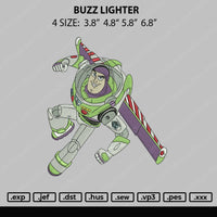 Buzz Lighter Embroidery FIle 4 size