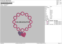 BU Bacelets Embroidery File 4 sizes