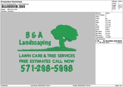 Bnatext Embroidery 4 Files