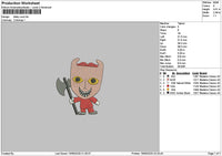 Babylock Chibi Embroidery File 6 sizes
