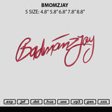 Bmomzjay Embroidery File 5 sizes