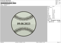 Ball 0908 Embroidery File 6 sizes