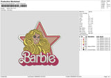 Barbie Star Embroidery File 6 sizes