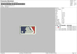 Baseball Puff 02 Embroidery File 6 sizes