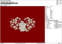 Baymax0210 Embroidery File 6 sizes