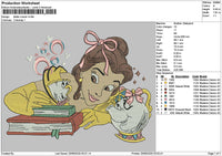 Belle1906 Embroidery File 6 sizes