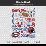 Bad Bunny Benito Bowl Printable image file