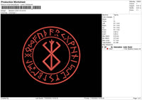 Berserk L02 Embroidery File 6 sizes