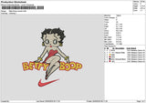 Betty Swoosh 01 Embroidery File 6 sizes