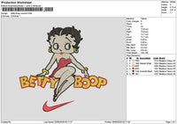 Betty Swoosh 01 Embroidery File 6 sizes