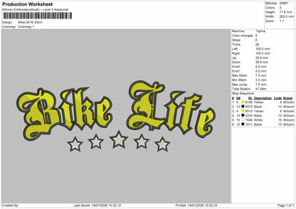 BackLife Embroidery File