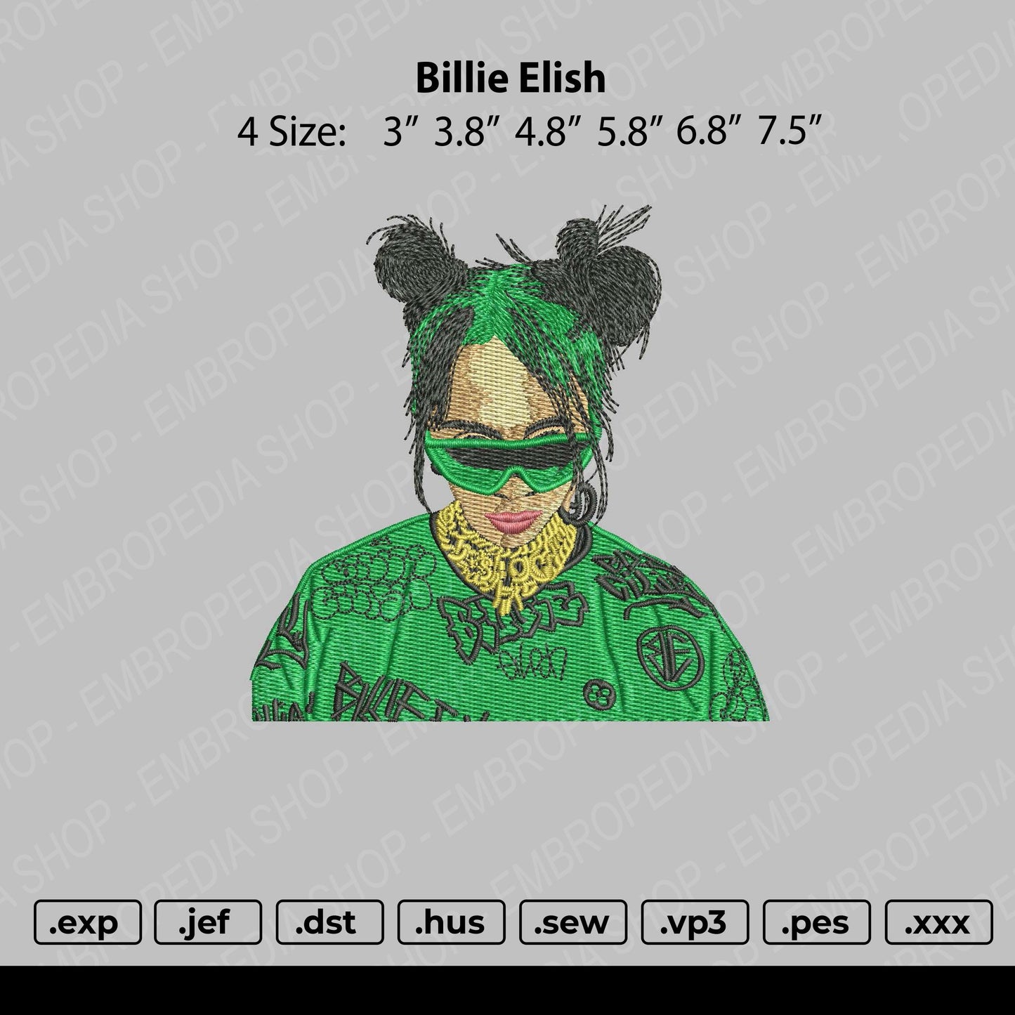 BiIIie Ellish Embroidery Design Files