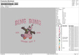 Bingbong V2 Embroidery File 6 sizes