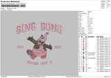 Bingbong V2 Embroidery File 6 sizes