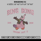 Bingbong V2 Embroidery File 6 sizes