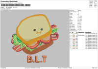 Bit Sandwitch Embroidery File 6 sizes