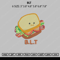 Bit Sandwitch Embroidery File 6 sizes