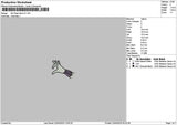 Bopeep Hand V2 Embroidery File 6 sizes