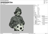 Bob Marley BW Embroidery FIle 6 sizes