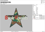 Book Powers Embroidery File 6 sizes