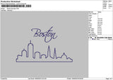 Bostontext 1905 Embroidery File 6 sizes
