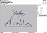 Bostontext 1905 Embroidery File 6 sizes