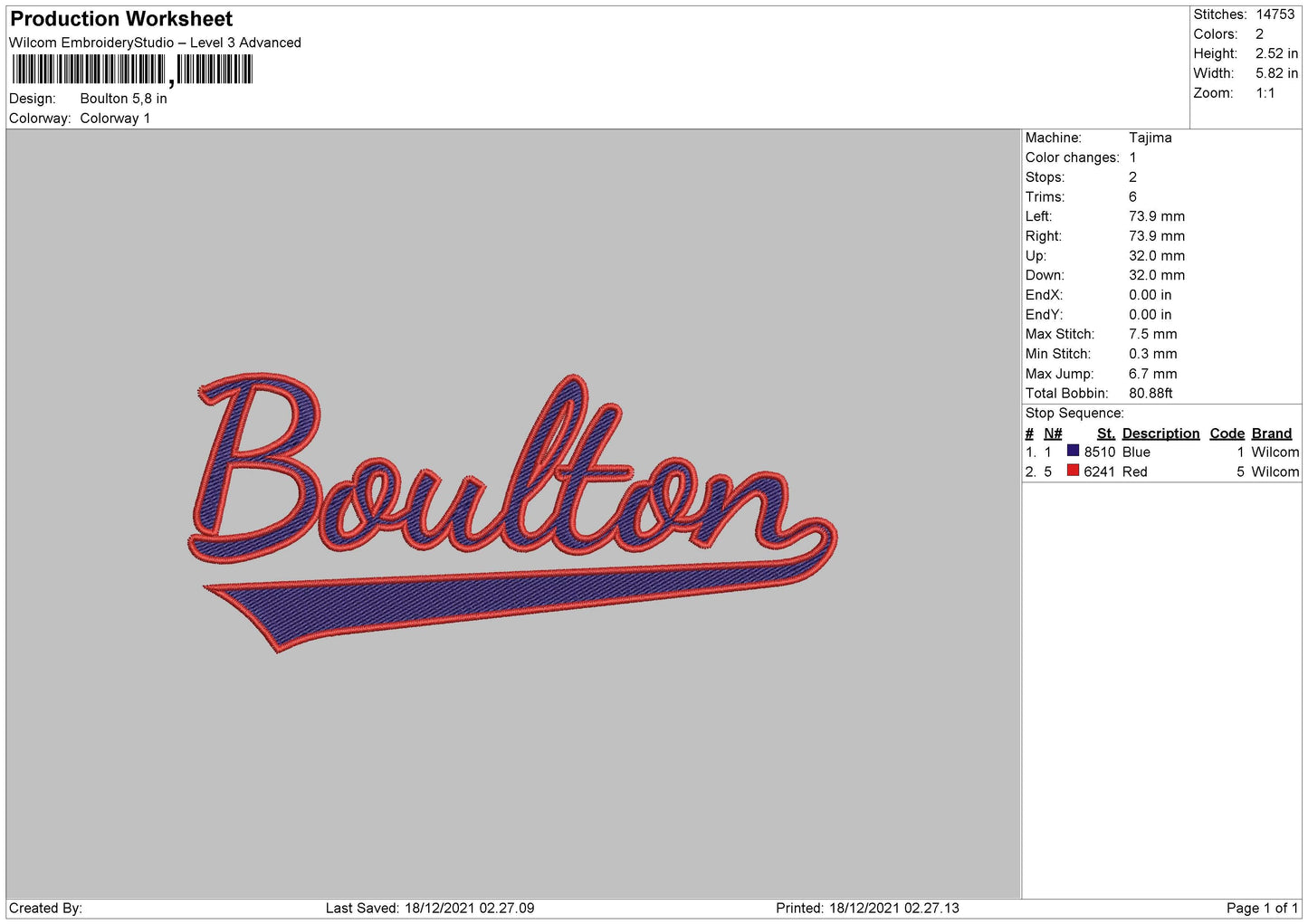 Boulton Embroidery File 4 size