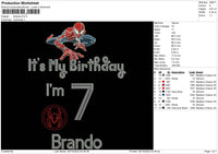 Brando Embroidery File 5 sizes