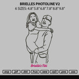 Brielles Photoline V2 Embroidery File 6 sizes