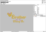 Brothertext 1301 Embroidery File 6 sizes
