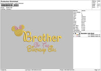 Brothertext 1301 Embroidery File 6 sizes