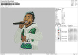 Bryant Myers Embroidery File 4 size