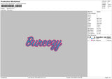 Bureejy Embroidery File 6 sizes